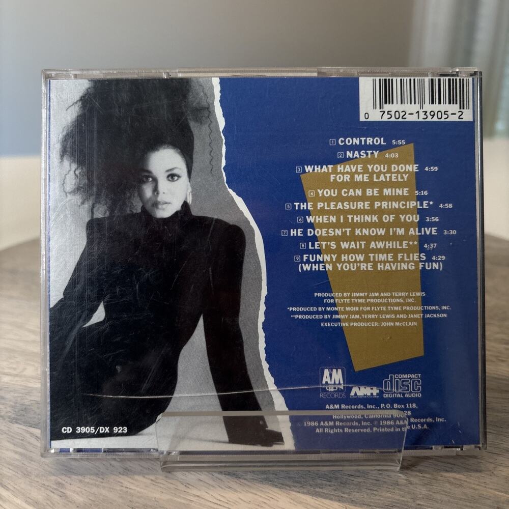 Janet Jackson – Control CD – 1986 A&M Records – Classic R&B Pop Album - Picture 2 of 5